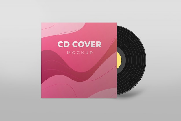 Cd cover mockup | Premium PSD File