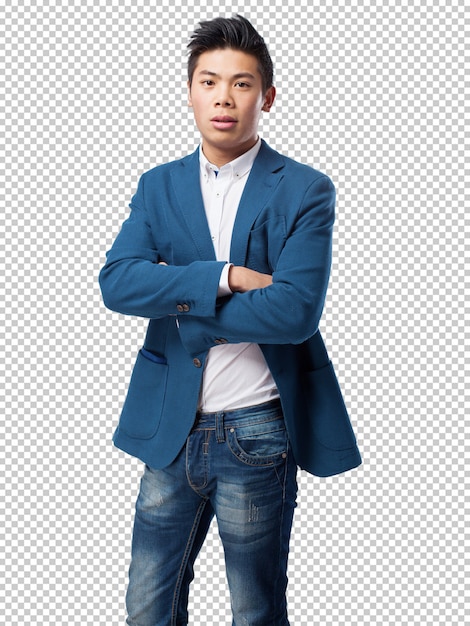 Premium Psd Chinese Man Standing