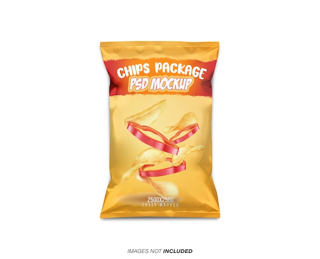 Download Premium PSD | Chips package mockup