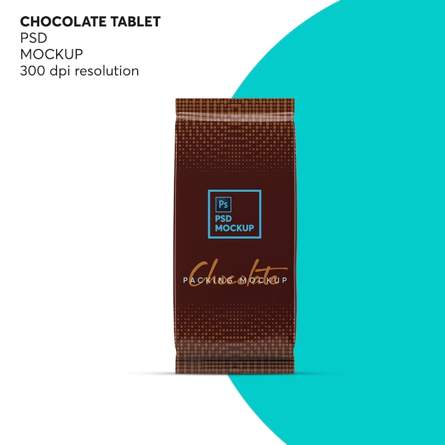 Download Premium PSD | Chocolate bar tablet mockup