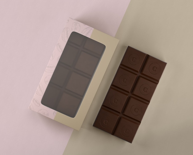 Chocolate box design mock-up | Free PSD File