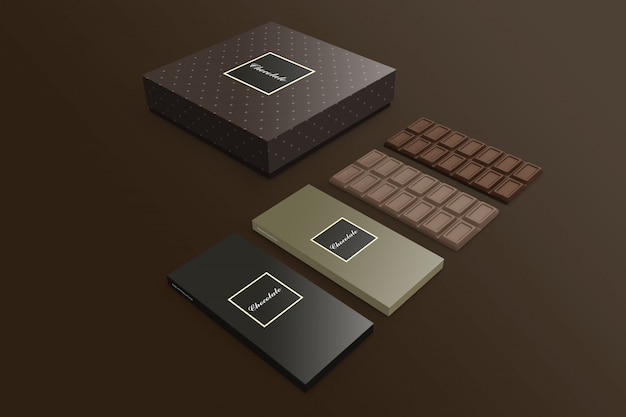 Download Chocolate box mockup | Premium PSD File