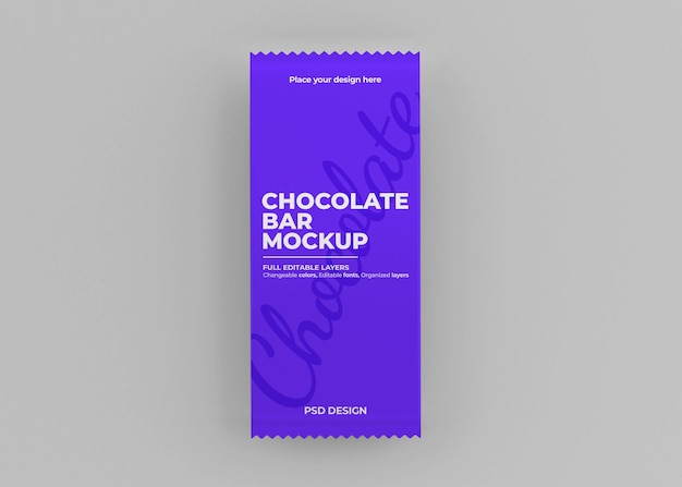 Download Premium PSD | Chocolate box packaging mockup in 3d rendering