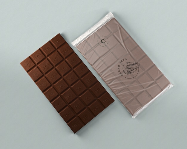 Download Free Psd Chocolate Foil Wrapping Mock Up