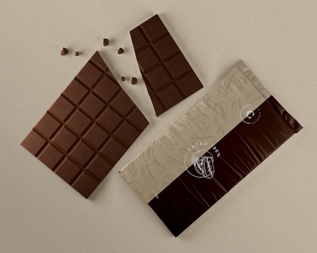 Download Free PSD | Chocolate plastic packaging mock-up