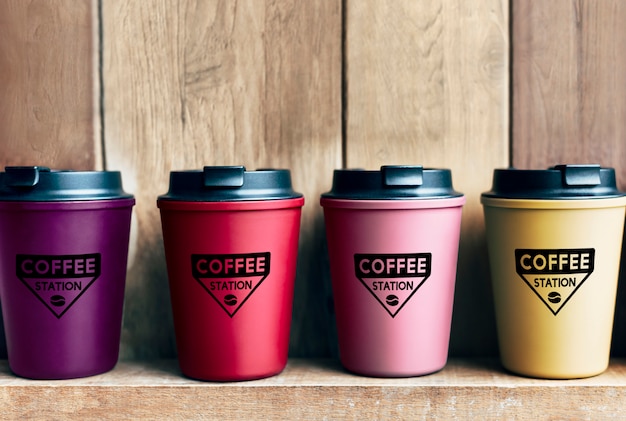Download Choice of reusable coffee mug mockups | Free PSD File