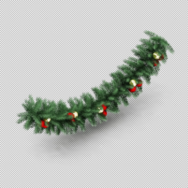 Premium PSD  Christmas decoration