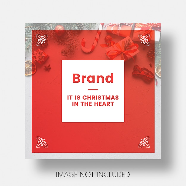 Download Free Psd Christmas Social Media Post Template Instagram PSD Mockup Templates