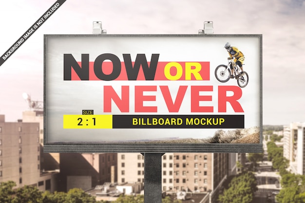 Download Premium PSD | City billboard mockup