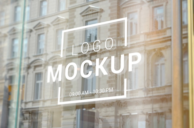 Download Free City Store Window Logo Mockup Reflection Of City Buildings On Use our free logo maker to create a logo and build your brand. Put your logo on business cards, promotional products, or your website for brand visibility.