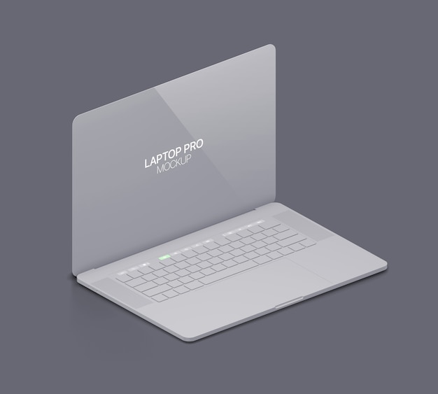 Download Clay laptop mockup laptop | Premium PSD File