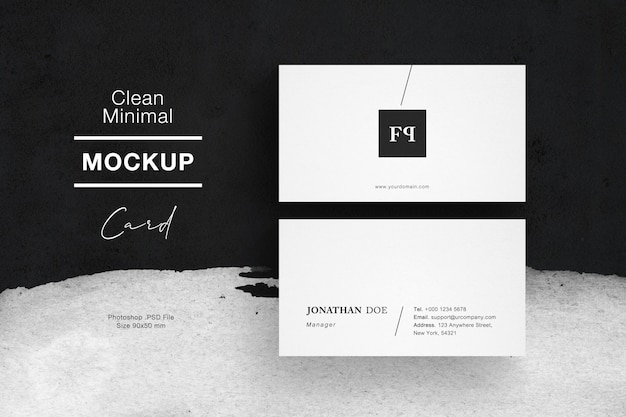 Download Premium Psd Clean Minimal Business Card Mockup Vol 3 PSD Mockup Templates