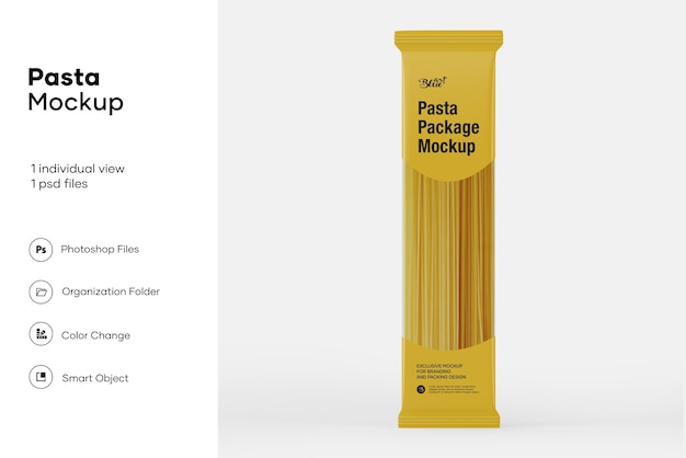Download Premium Psd Clear Plastic Spaghetti Packaging Mockup