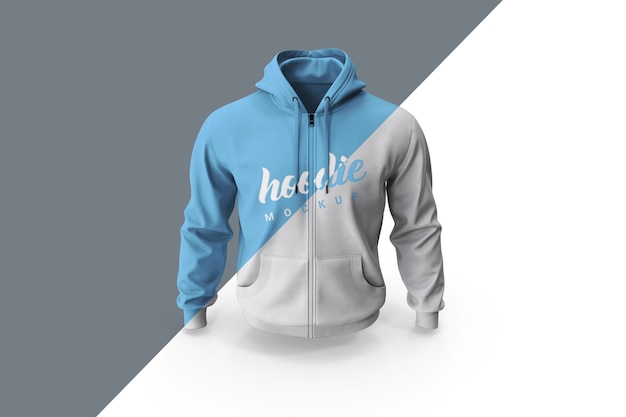 Download Premium PSD | Close up on hoodie mockup front view isolate
