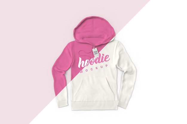 Download Premium PSD | Close up on hoodie mockup front view isolate