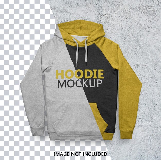 Premium PSD | Close up on hoodie mockup isolated