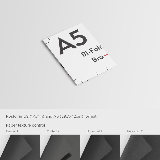 Download Free PSD | Closed a5 flyer mock up