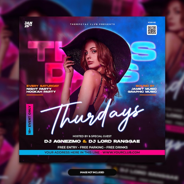 party flyer templates free download