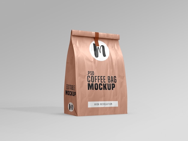 Download Free PSD | Coffee bag packet mockup