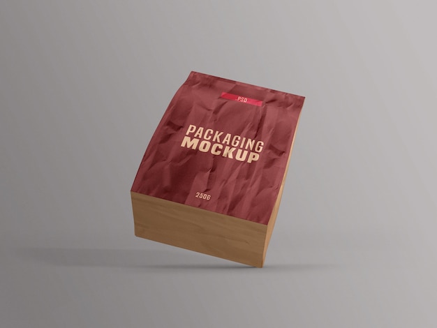 Download Free PSD | Coffee bag packet mockup