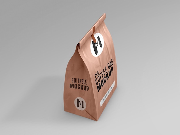 Download Free PSD | Coffee bag packet mockup