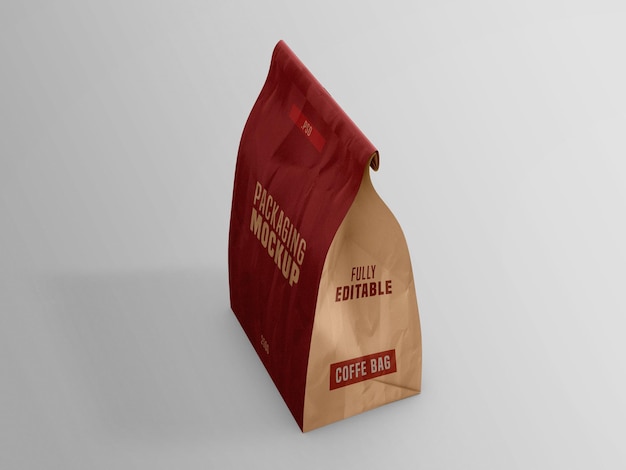 Download Free PSD | Coffee bag packet mockup