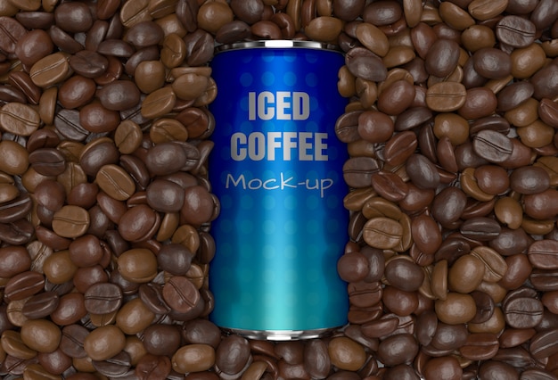 Download Premium Psd Coffee Can Of Mockup 3d Render Model For Product Design