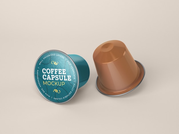 Download Free PSD | Coffee capsule mockup