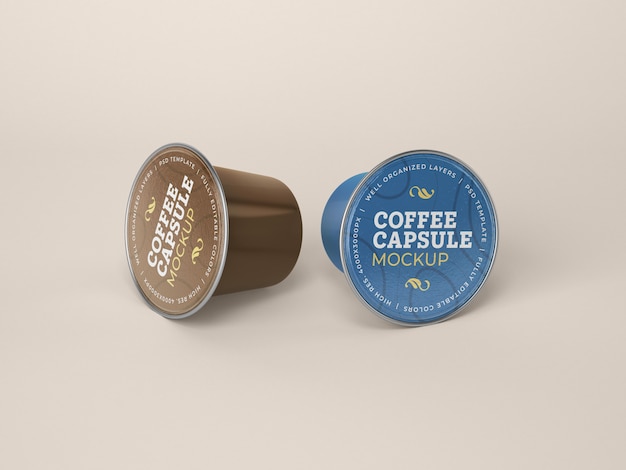 Download Coffee capsule mockup | Premium PSD File