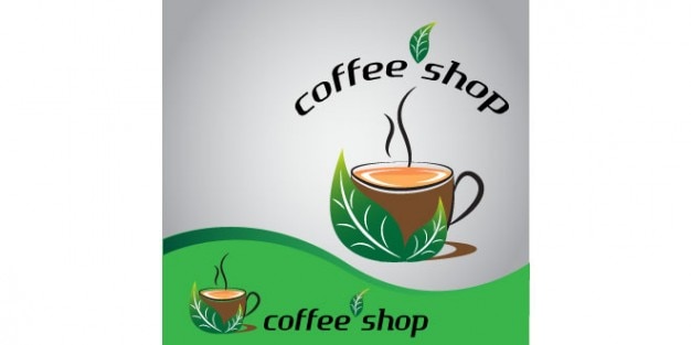 Free PSD Coffee cup logo design
