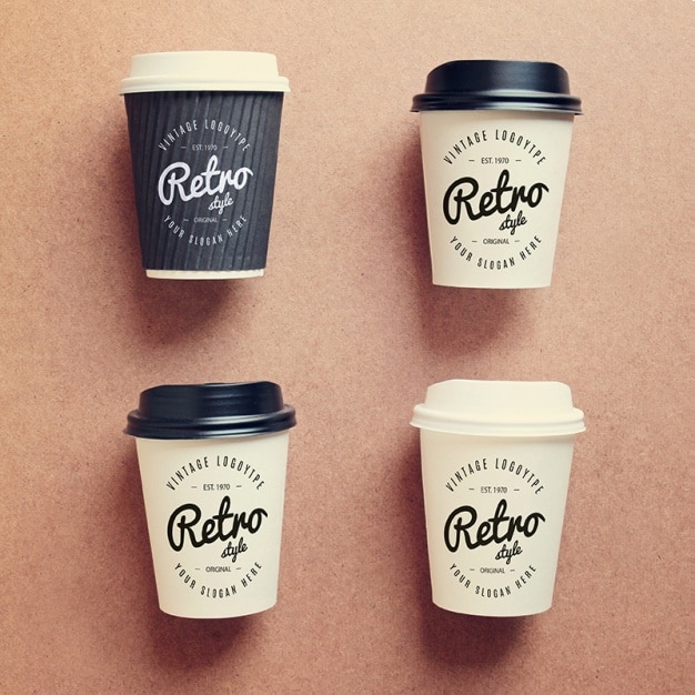 Download Coffee cups collection mock up PSD file | Free Download