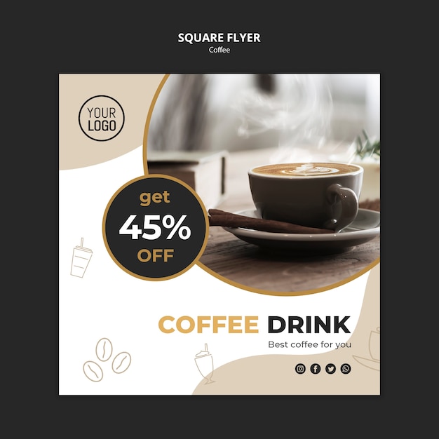 Flyer coffee Coffee Shop