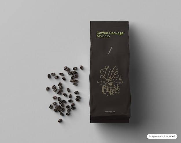 Download Coffee package mockup PSD file | Premium Download