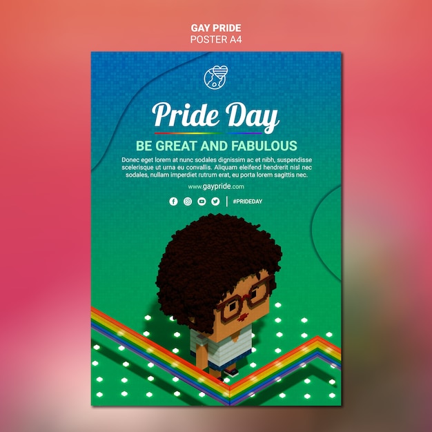 Pride Flyer Template Free prntbl concejomunicipaldechinu gov co