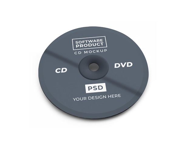 Premium Psd Compact Disc Cd D Mockup Design