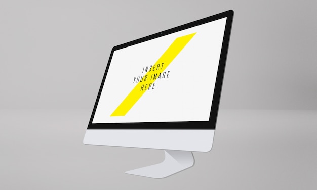 Computer screen mock up | Free PSD File