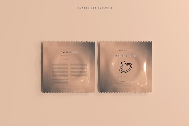 Download Free Psd Condom Packaging Mockup