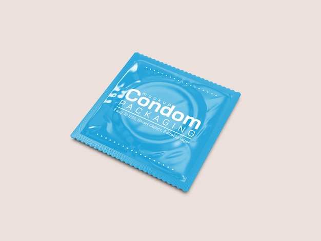 Download Premium Psd Condom Packaging Mockup