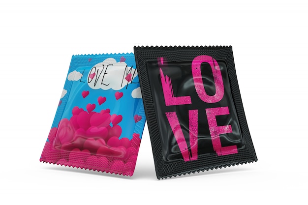 Download Condoms mock-up isolated | Free PSD File