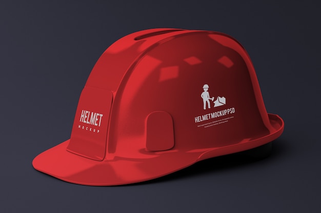 Download Premium PSD | Construction helmet mockup isolated