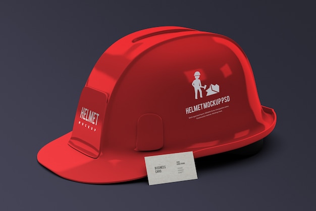 Download Premium PSD | Construction helmet mockup isolated