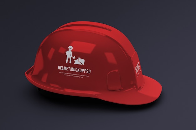 Download Premium PSD | Construction helmet mockup isolated