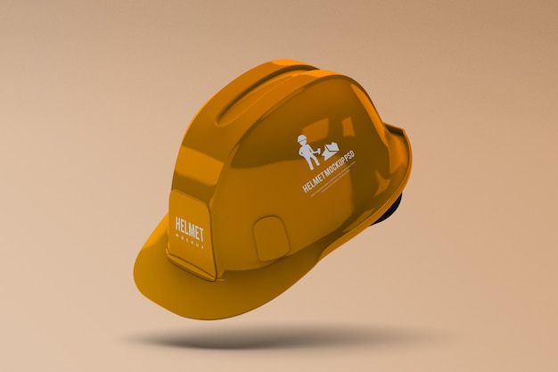 Premium PSD | Construction helmet mockup isolated