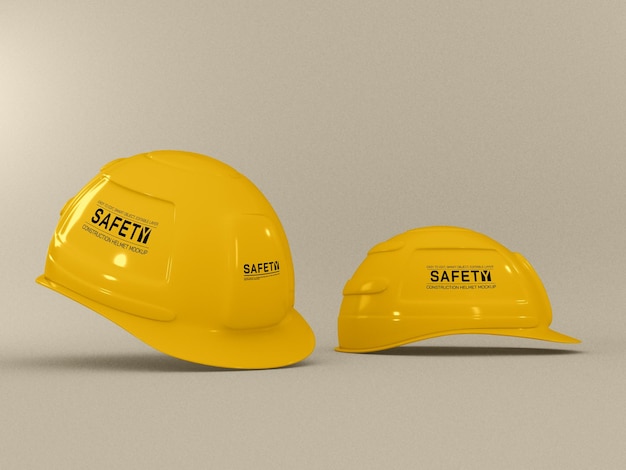 Download Free Psd Construction Helmet Mockup