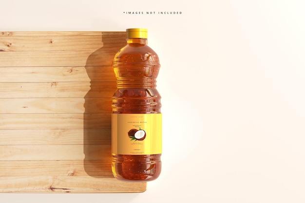 Free PSD | Cooking oil bottle mockup