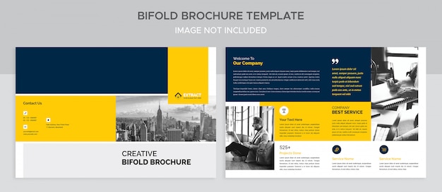  Corporate bifold brochure template