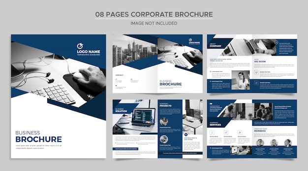 Corporate brochure template Premium Psd