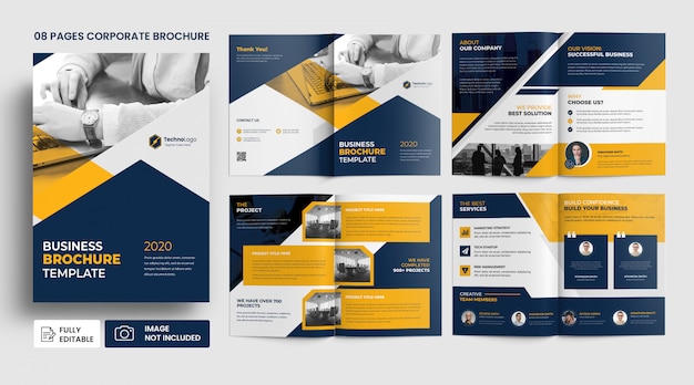  Corporate business profile pages brochure  template