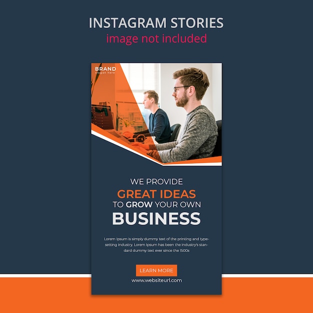 Premium PSD | Corporate business promotion stories template