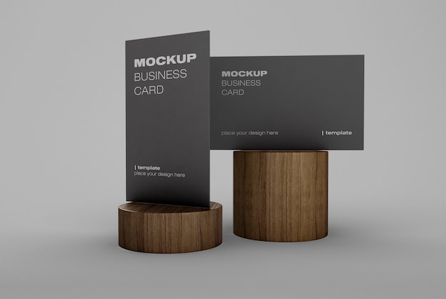 Download Corporate identity mockup with business card | Premium PSD ...